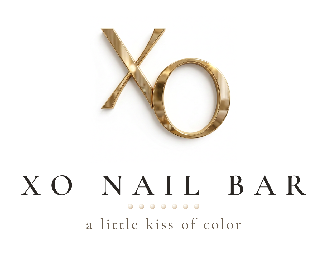 XO Nail Bar, a little kiss of color